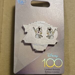 DISNEY 2023, 100 YEARS OF WONDER PIN CHIP AND DALE. LIMITED RELEASE EDITION